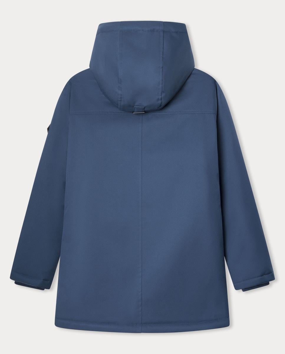 Parka acolchoada Azul-2