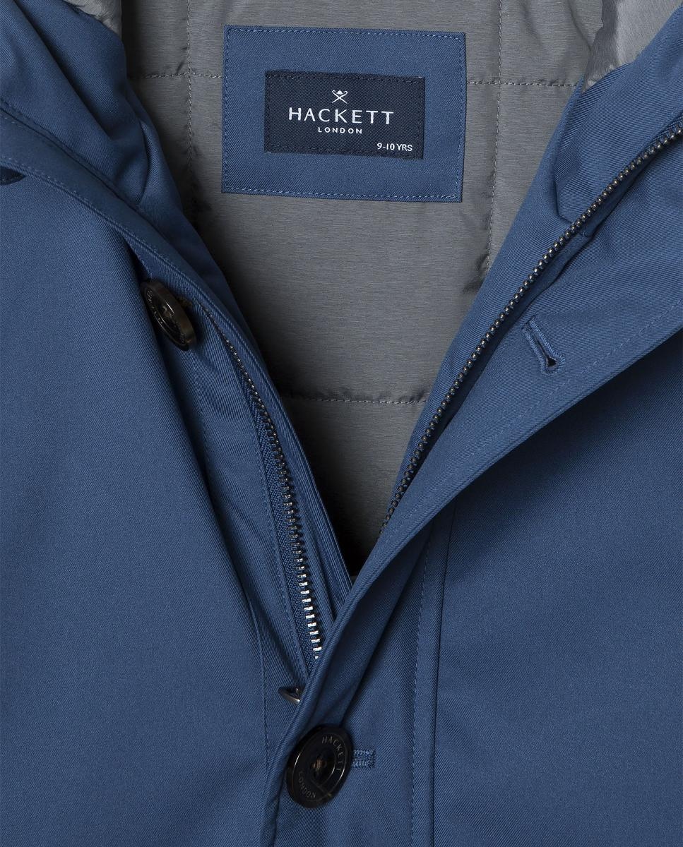 Parka acolchoada Azul-4