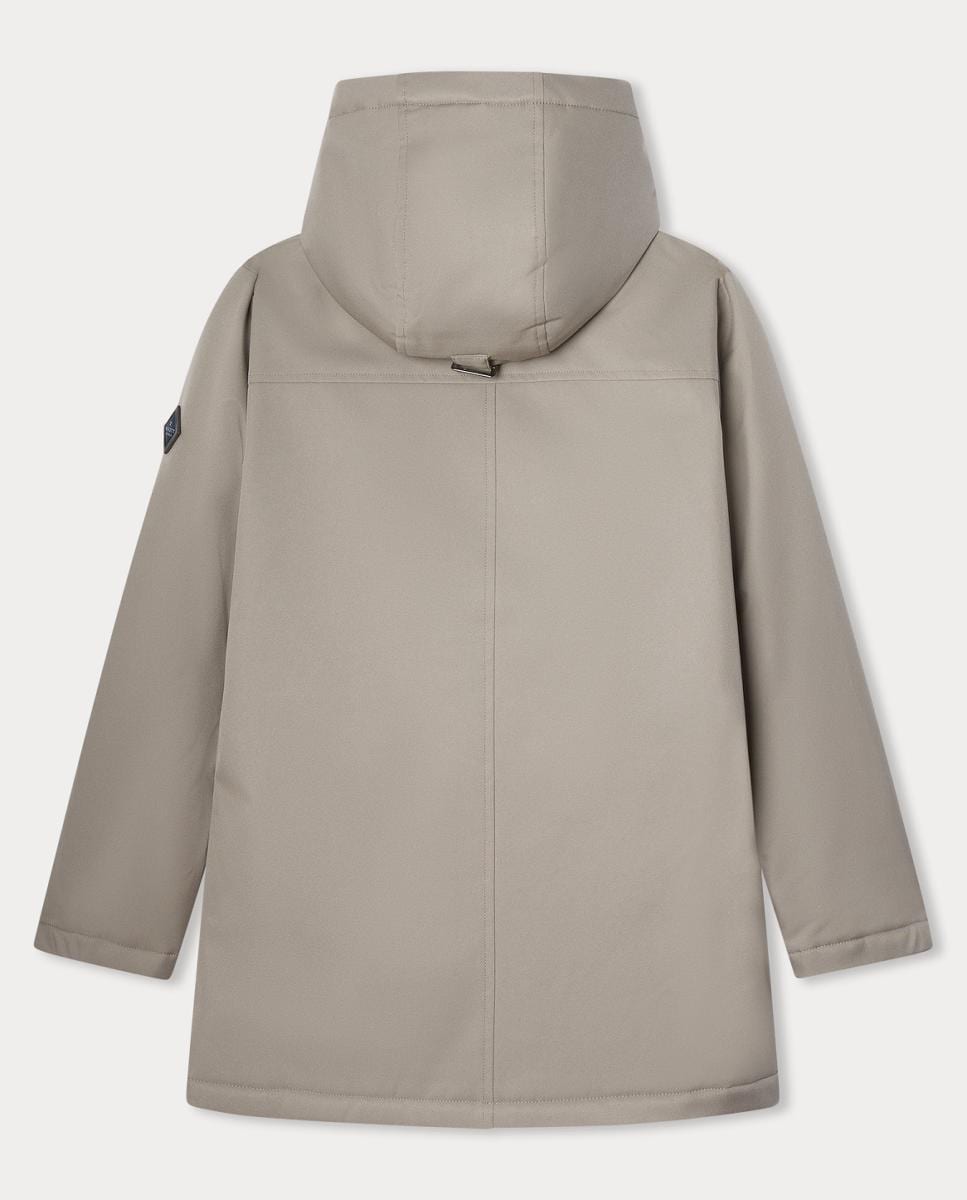 Parka acolchoada Bege-2
