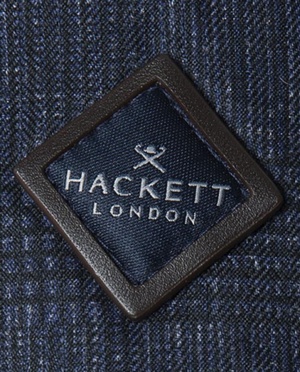 Blazer Acolchoado aos Quadrados Azul-marinho-4