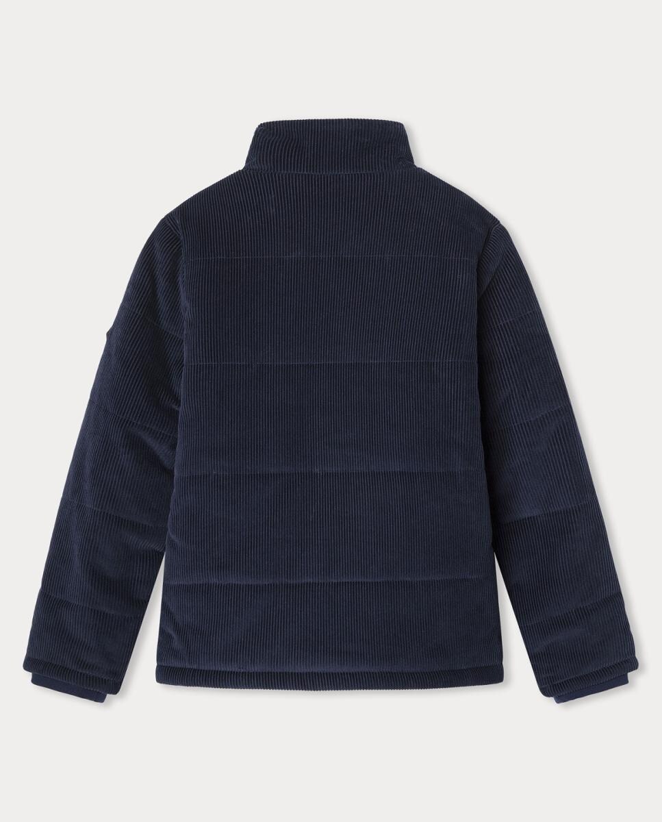 Sobretudo de Bombazina Azul-marinho-2