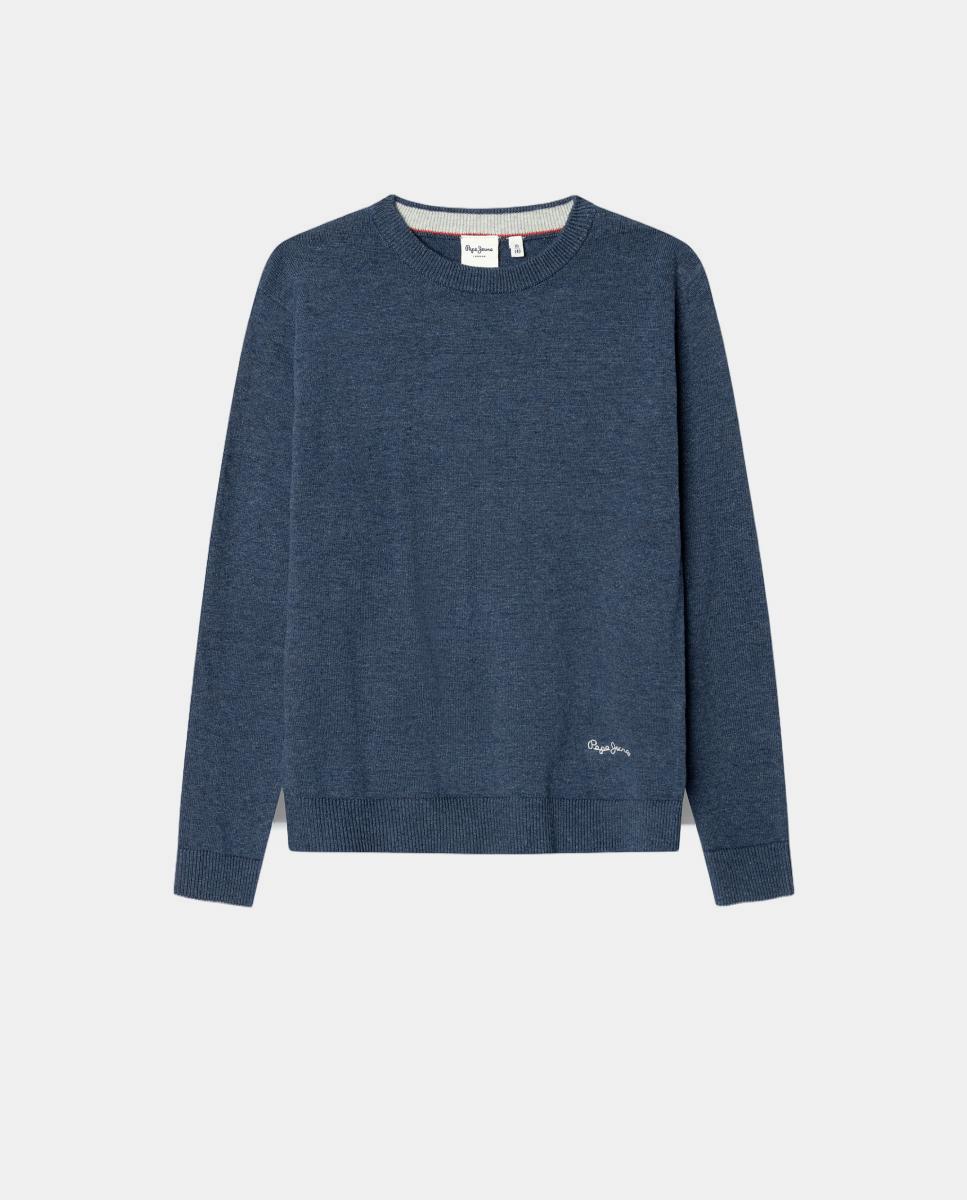 Jersey Ivan de niño - Pepe Jeans - Azul índigo Azul índigo-1
