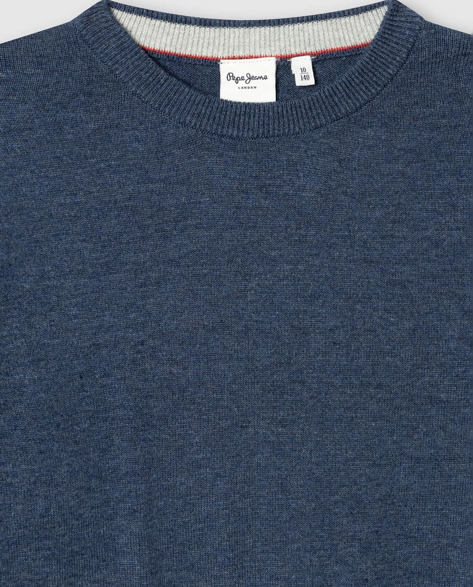 Jersey Ivan de niño - Pepe Jeans - Azul índigo Azul índigo-3