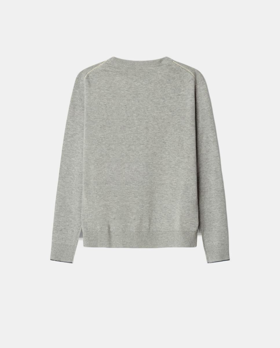 Jersey Ivan de niño - Pepe Jeans - Gris claro Gris claro-2