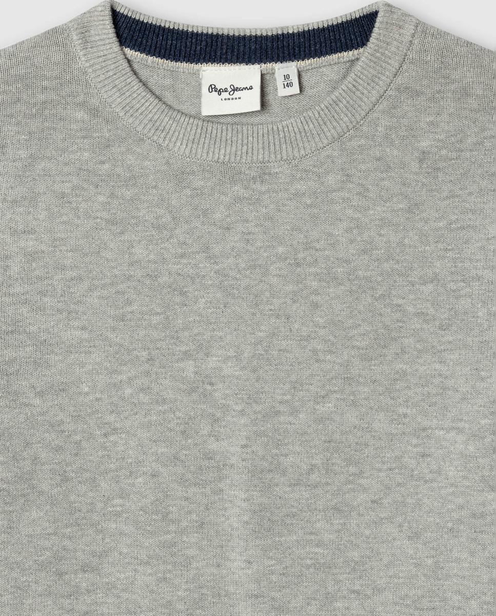 Jersey Ivan de niño - Pepe Jeans - Gris claro Gris claro-3