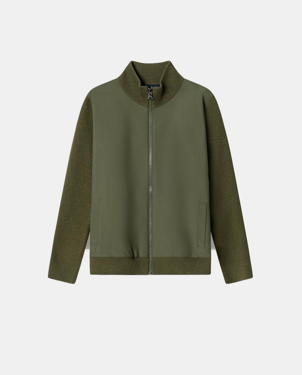 Imagen 1 de Chaqueta de punto de niño Verde militar