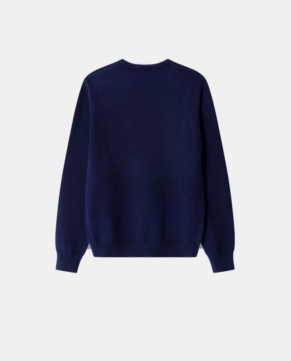 Sudadera de niño con cuello redondo - Hackett - Azul marino Azul marino-2