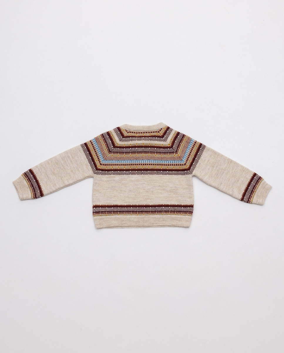 Camisola de Malha Júnior Branco-3