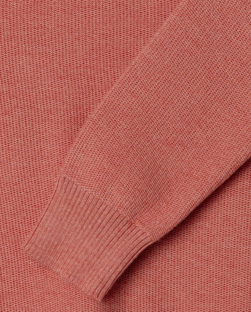 Camisola de Malha de Gola Crew Honeycomb Hackett Laranja-4