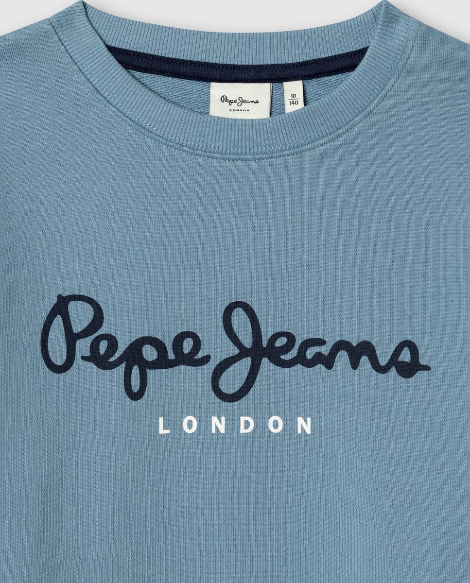 Sudadera de niño Art Crewneck - Pepe Jeans - Azul Azul-3