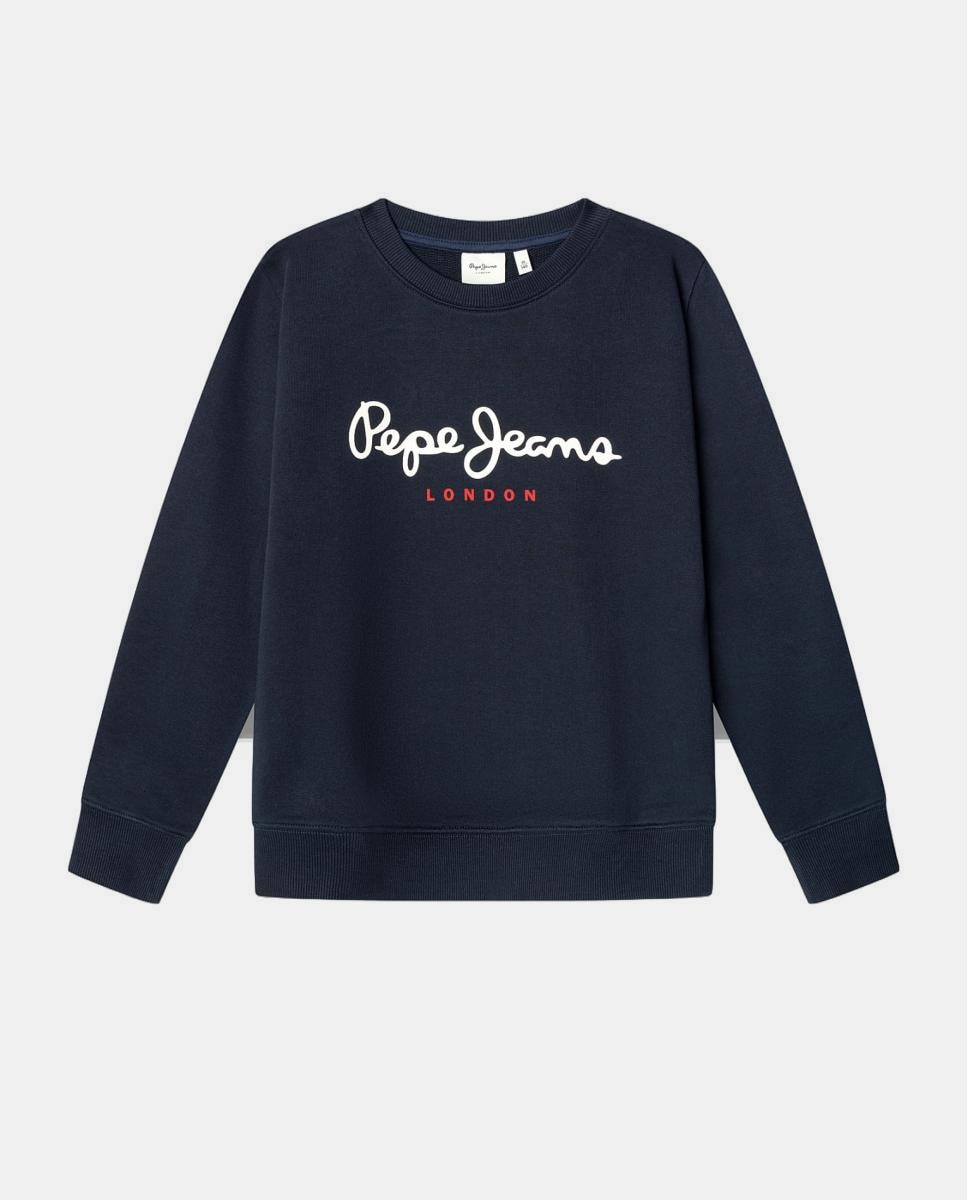 Sudadera de niño Art Crewneck - Pepe Jeans - Azul marino Azul marino-1