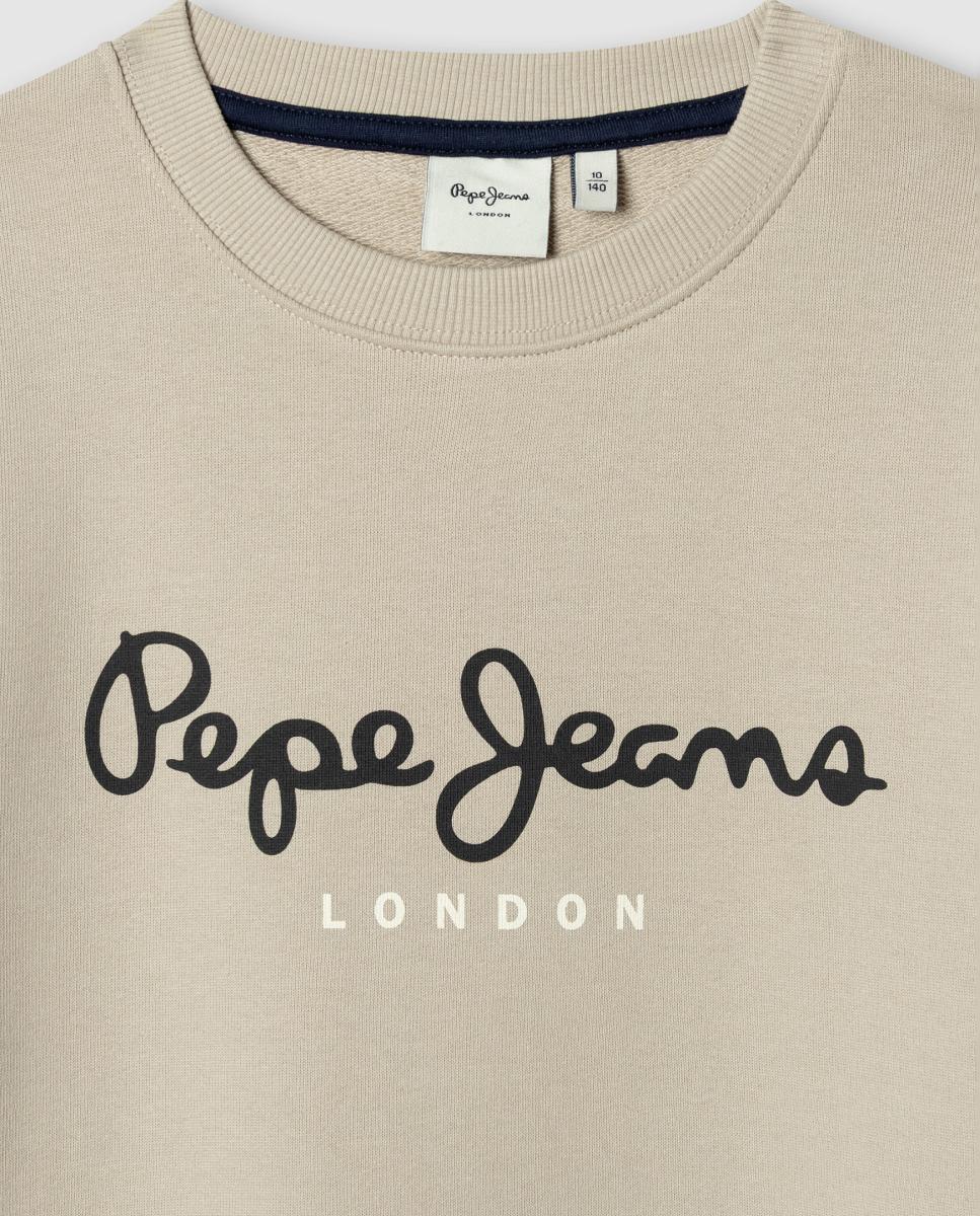 Sweatshirt Art Crewneck Pepe Jeans Taupe-3
