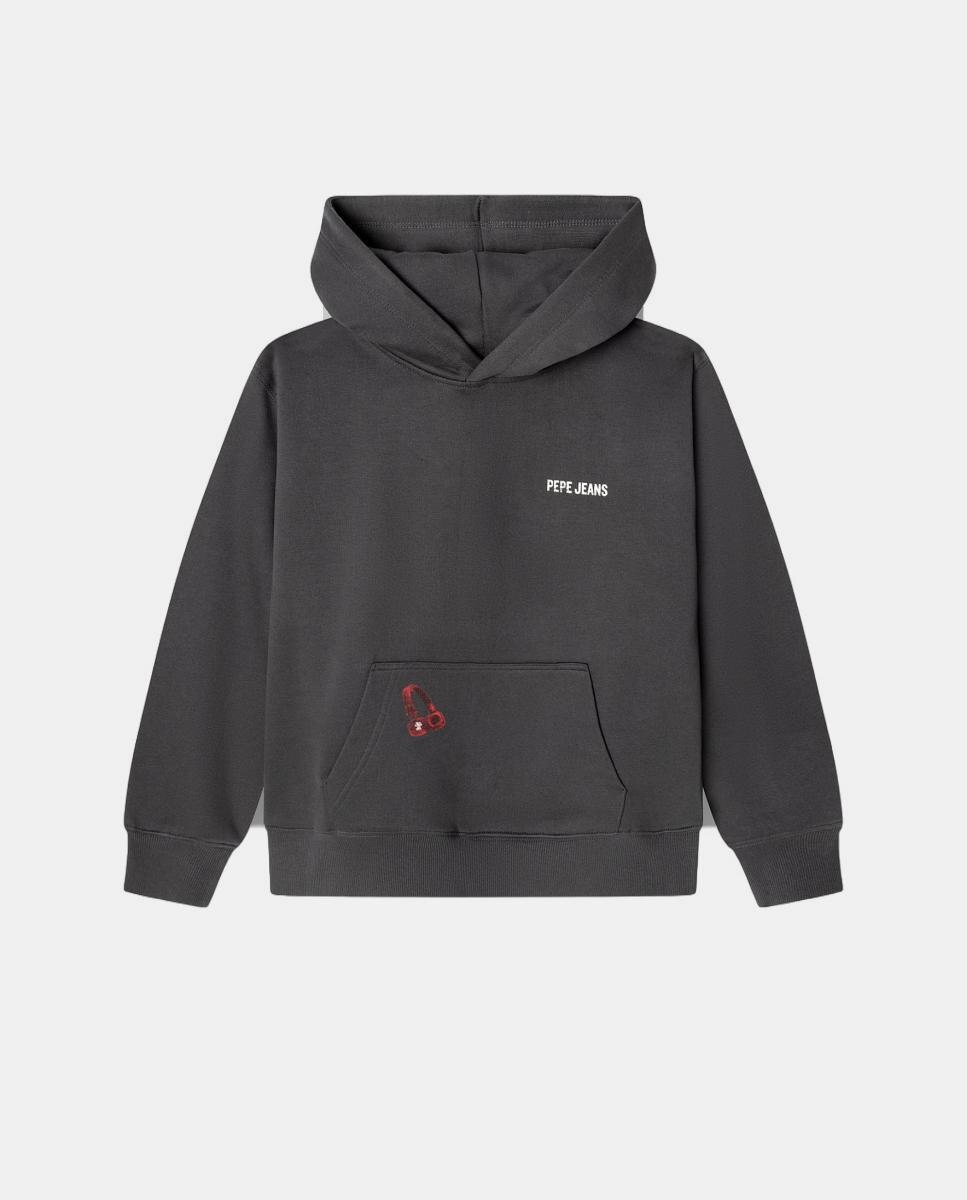 Sudadera Raymond de niño - Pepe Jeans - Gris oscuro Gris oscuro-1