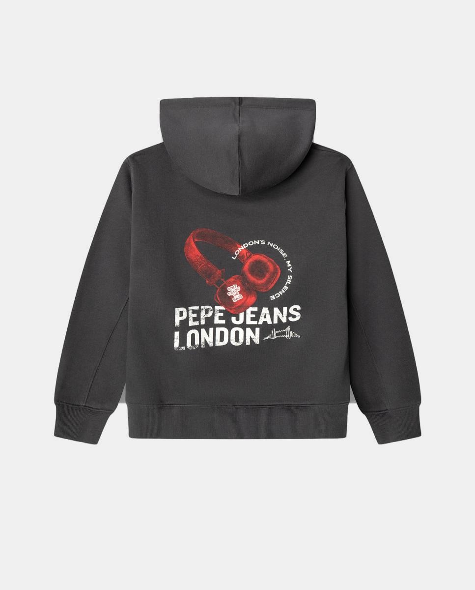 Sudadera Raymond de niño - Pepe Jeans - Gris oscuro Gris oscuro-2