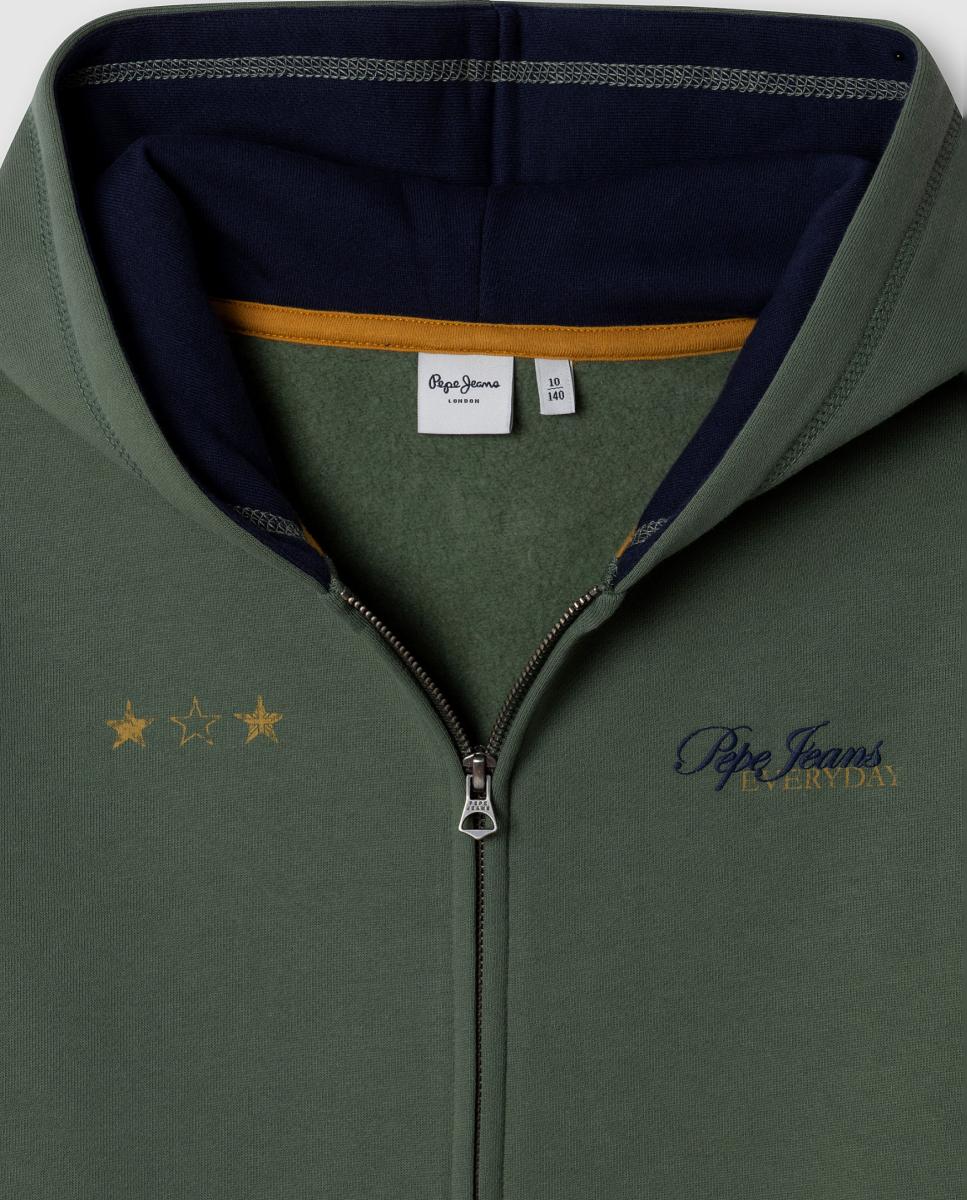 Sudadera Tatte de niño - Pepe Jeans - Verde Verde-3
