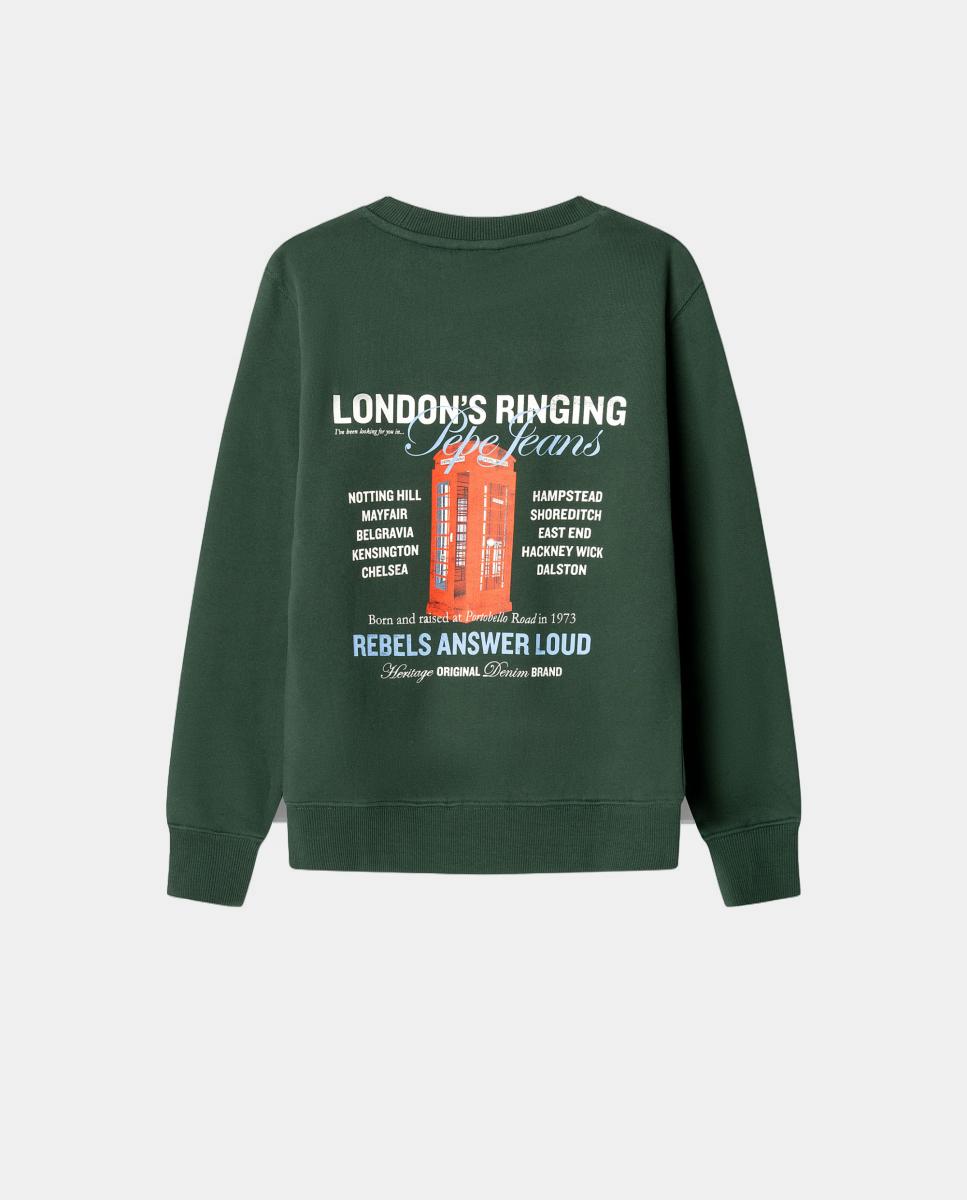 Sweatshirt Nicco Pepe Jeans Verde-2