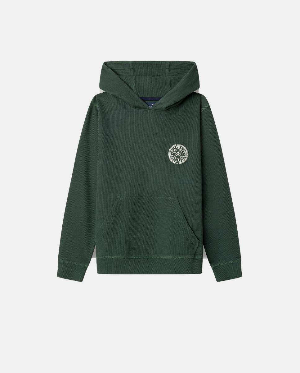 Imagem 0 de Sweatshirt com Capuz e Bordado em Contraste
