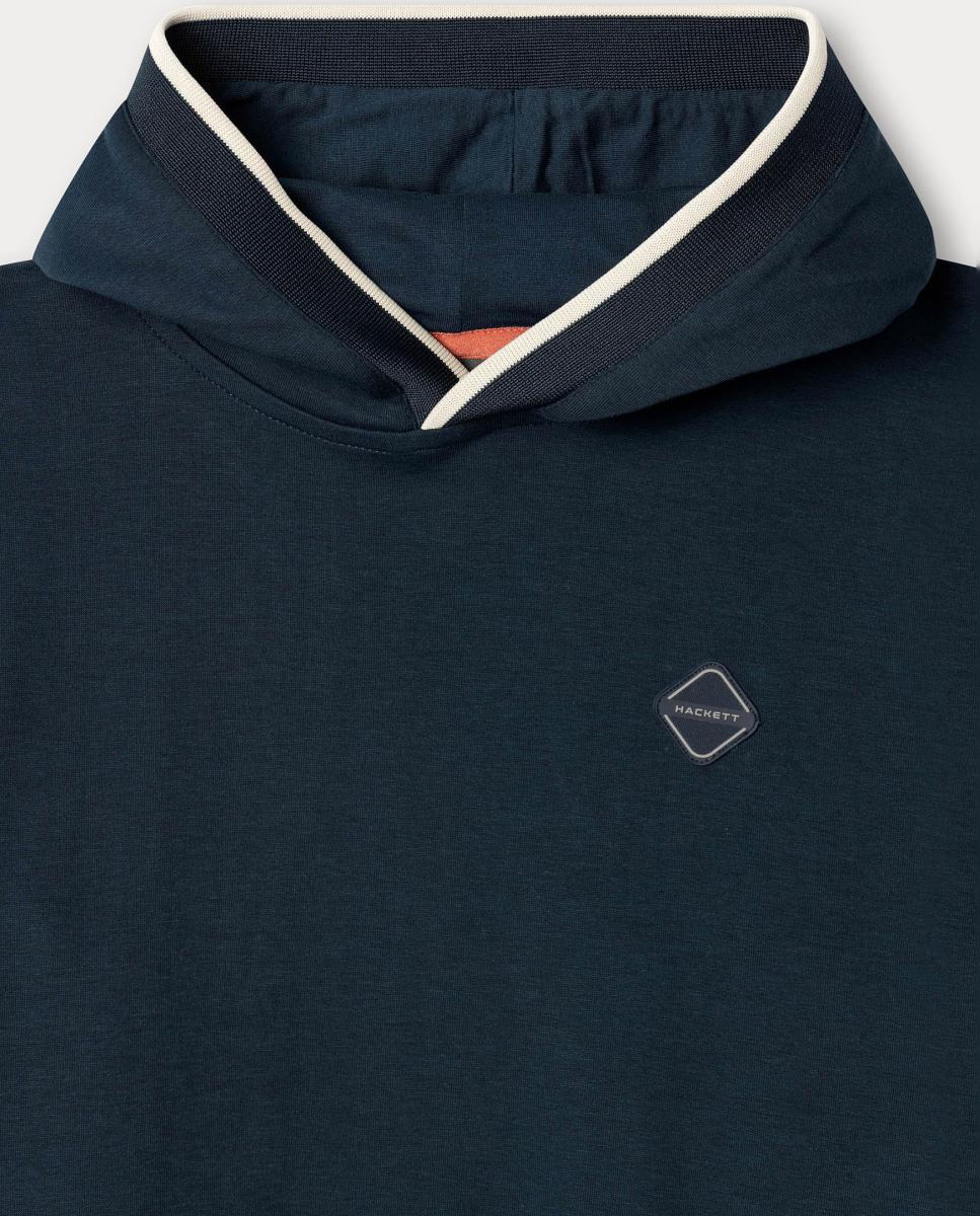 Sweatshirt com capuz Azul-marinho-3