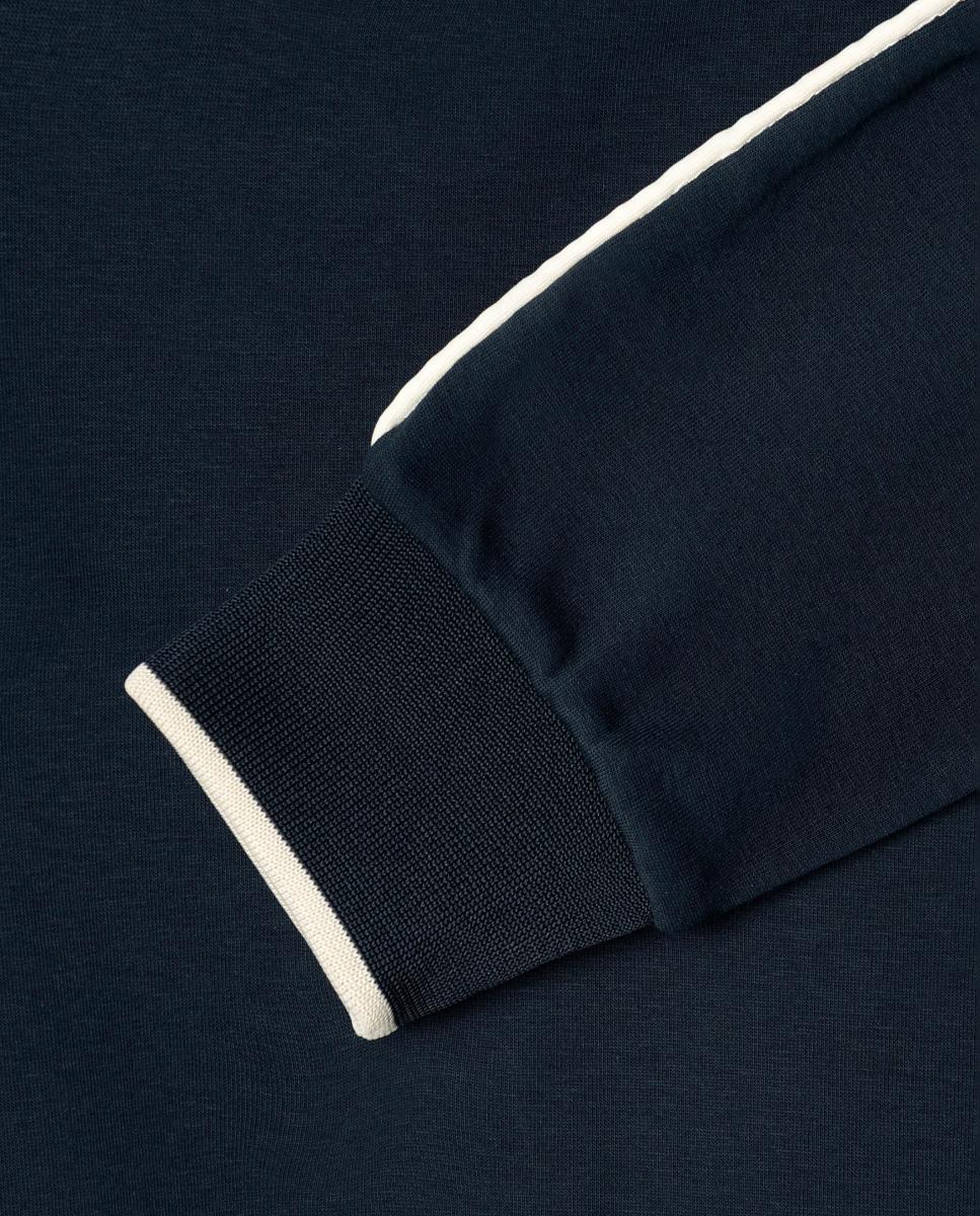 Sweatshirt com capuz Azul-marinho-4