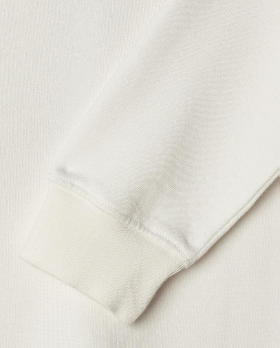 Sweatshirt com Forro Polar e Estampado Branco-4
