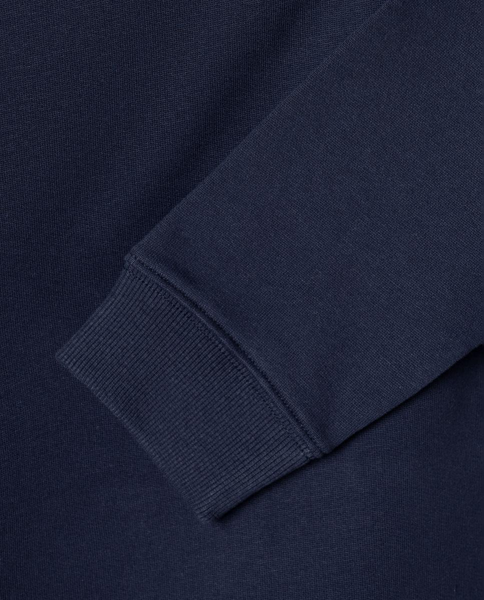 Sudadera de niño de felpa con capucha y logo - Hackett - Azul marino Azul marino-4