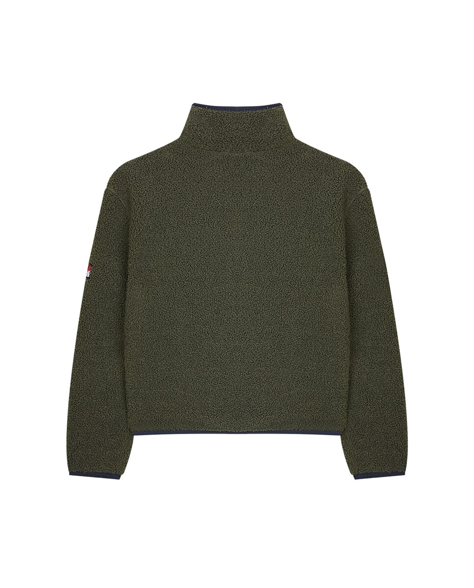 Sweatshirt de Forro Polar Verde-militar-2