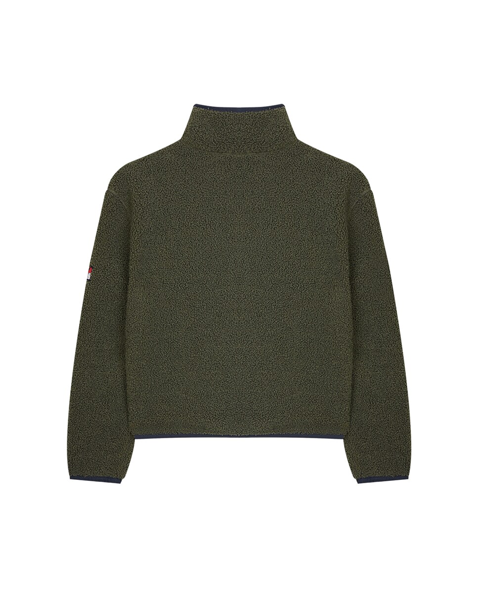 Sweatshirt de Forro Polar Verde-militar-2