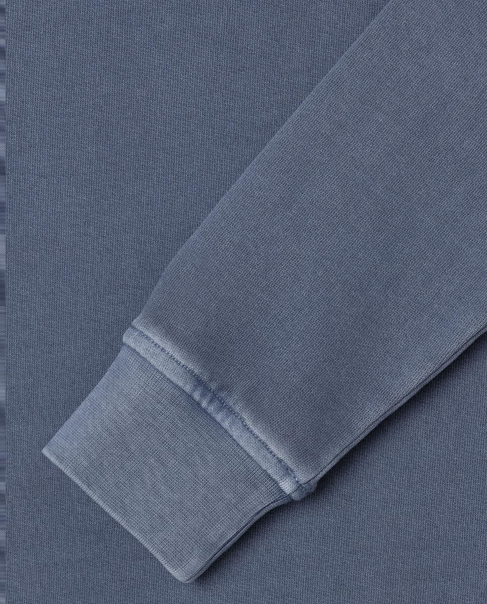 Sweatshirt com Gola Crew Azul-4