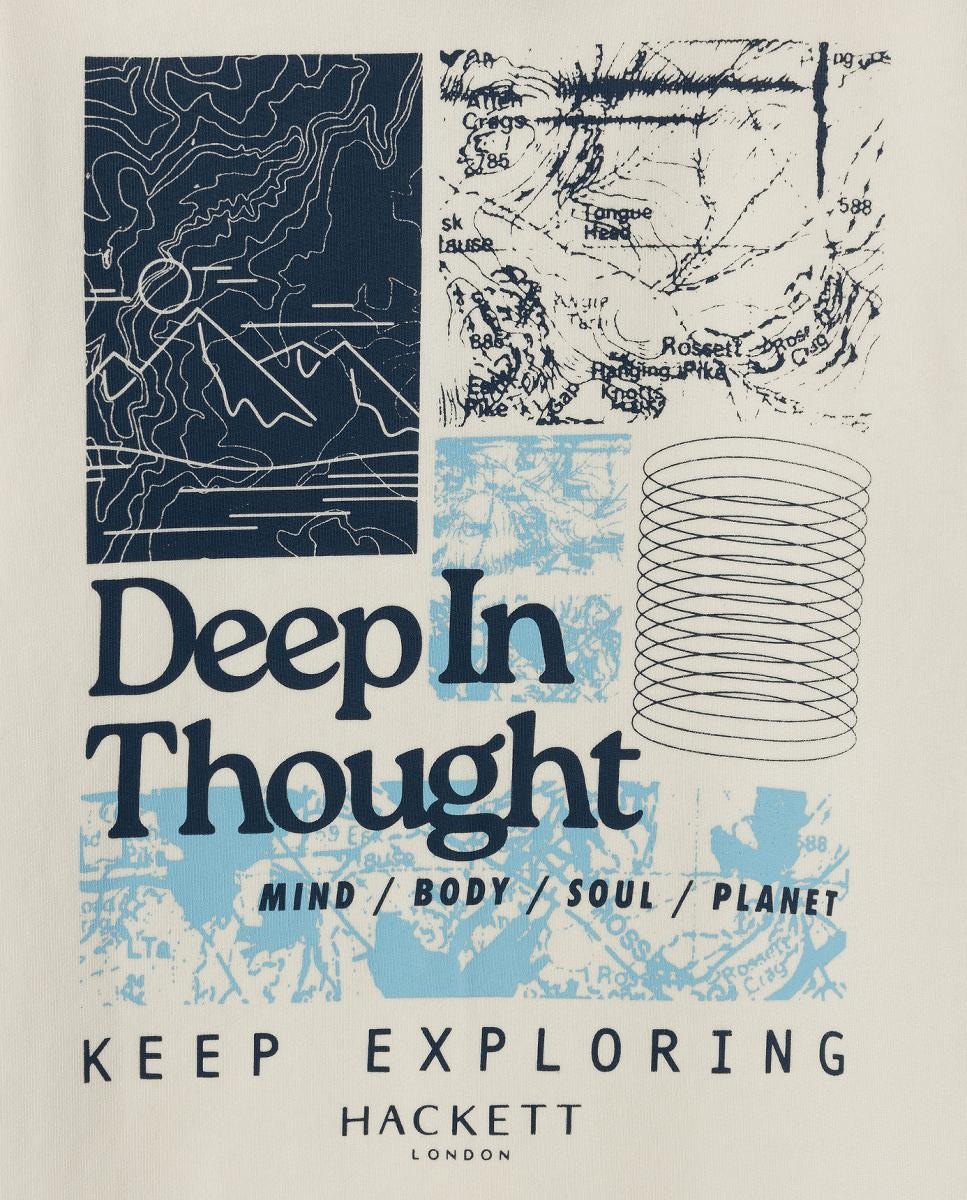 Sweatshirt com Gola Alta Creme-4