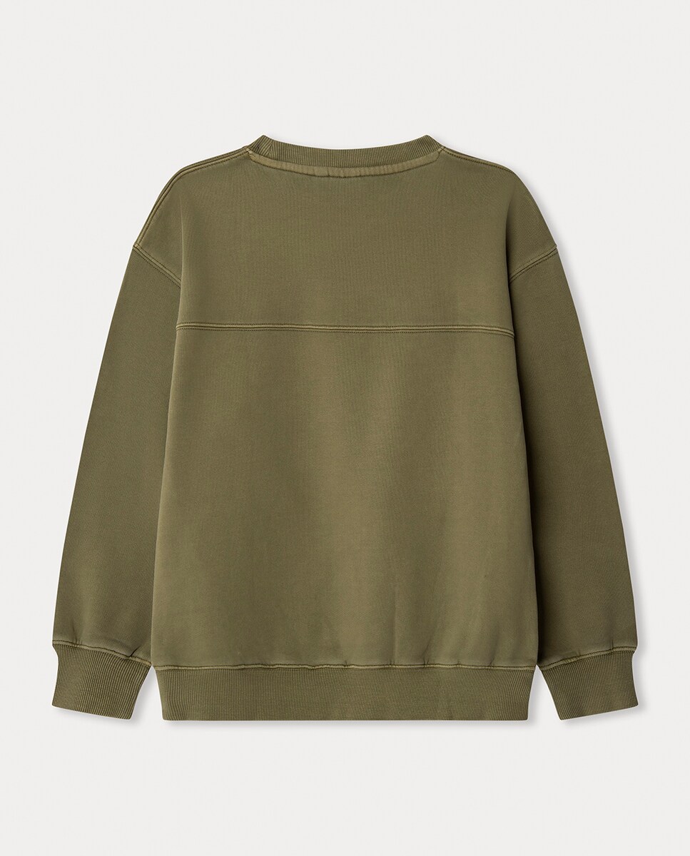 Sweatshirt Thyago Crew Verde-militar-2