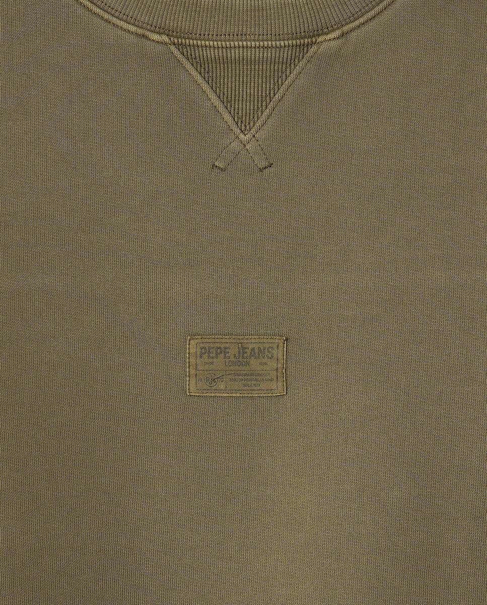 Sweatshirt Thyago Crew Verde-militar-3