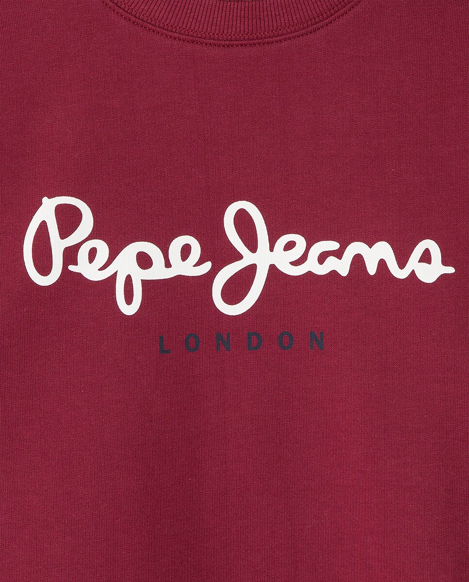 Sweatshirt Art Crewneck Pepe Jeans Grená-3