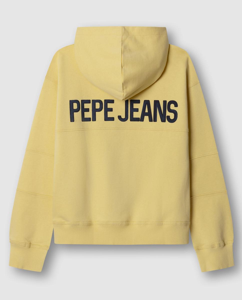 Sweatshirt com Capuz Reuben Pepe Jeans Amarelo-2