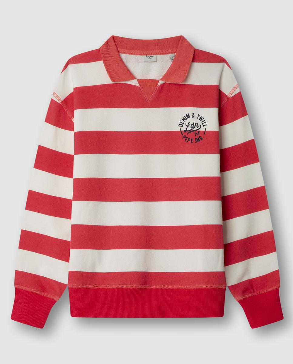 Imagem 0 de Sweatshirt às Riscas com Gola Ronnie