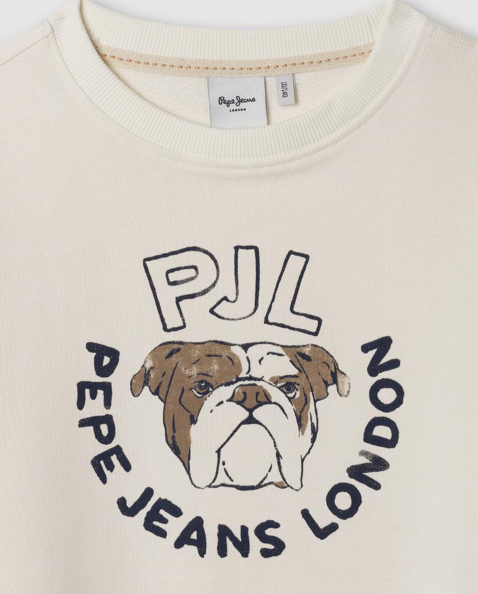 Sweatshirt com Gola Crew Wilfred Pepe Jeans Cru-3
