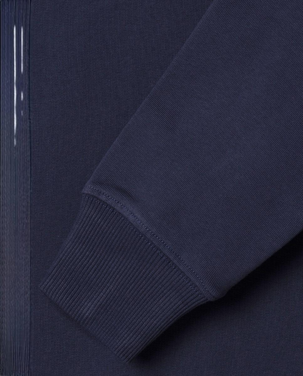 Sweatshirt com Gola Crew Michael Azul-marinho-4