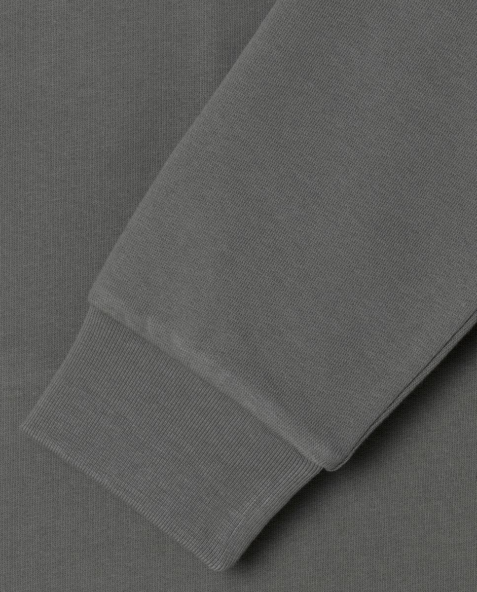 Sweatshirt de Meio Fecho de Correr com Gola Hackett Caqui-4