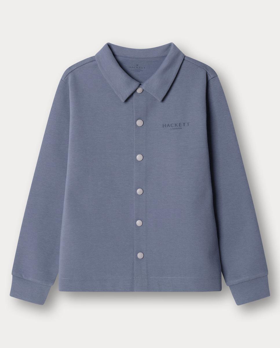 Camisa Interlock Hackett Azul-1