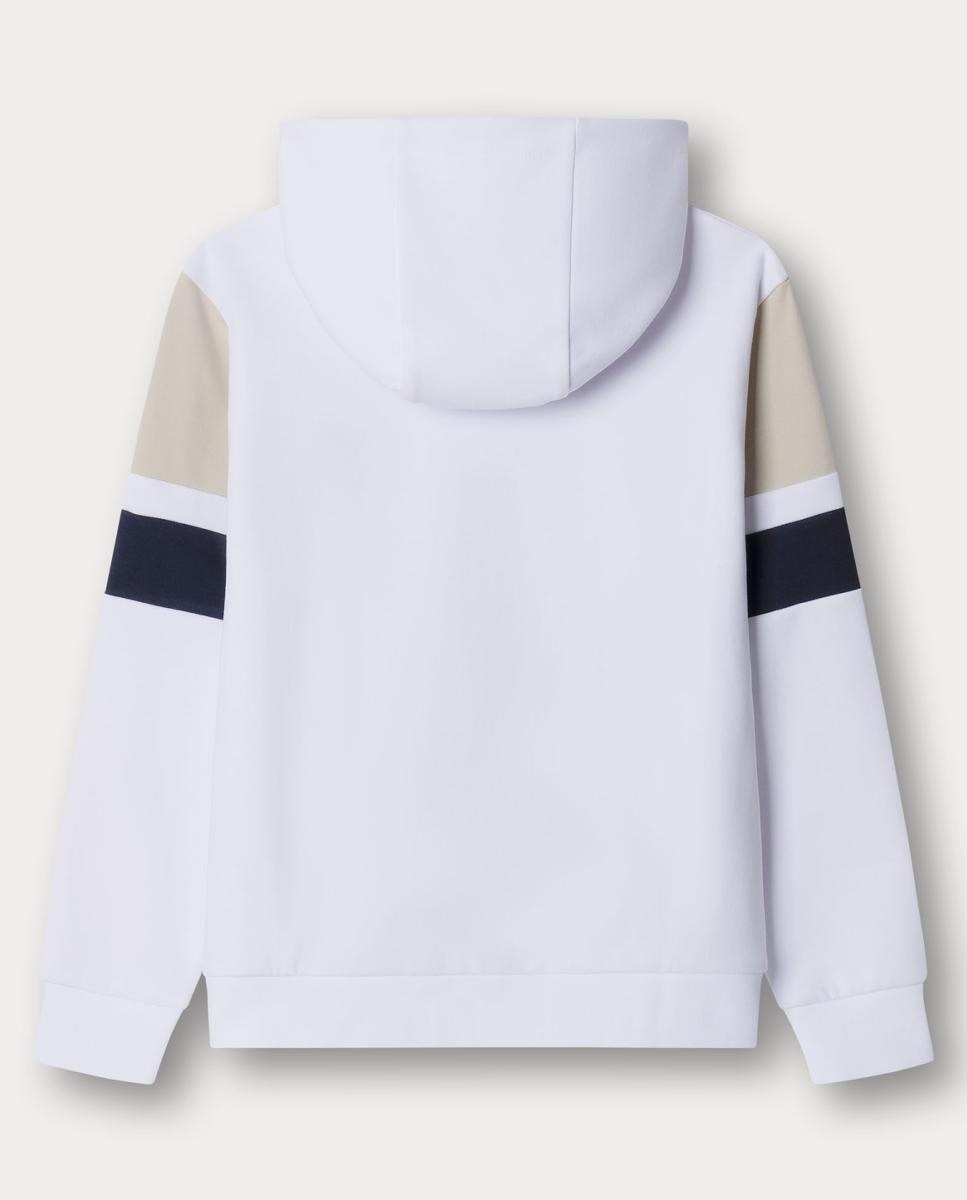 Sweatshirt com Capuz Sport Resort Branco-2