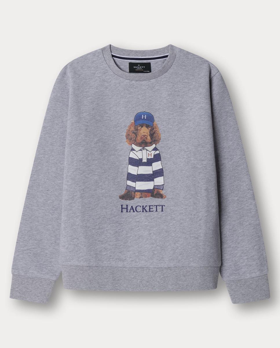 Sweatshirt de Gola Crew Heritage Harry Hackett Cinzento-claro-1