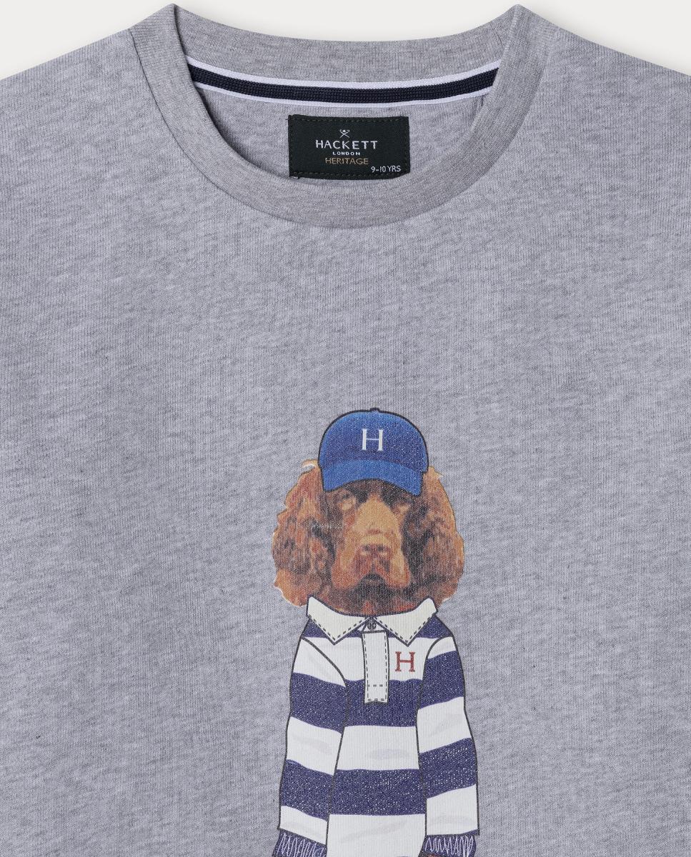 Sweatshirt de Gola Crew Heritage Harry Hackett Cinzento-claro-3