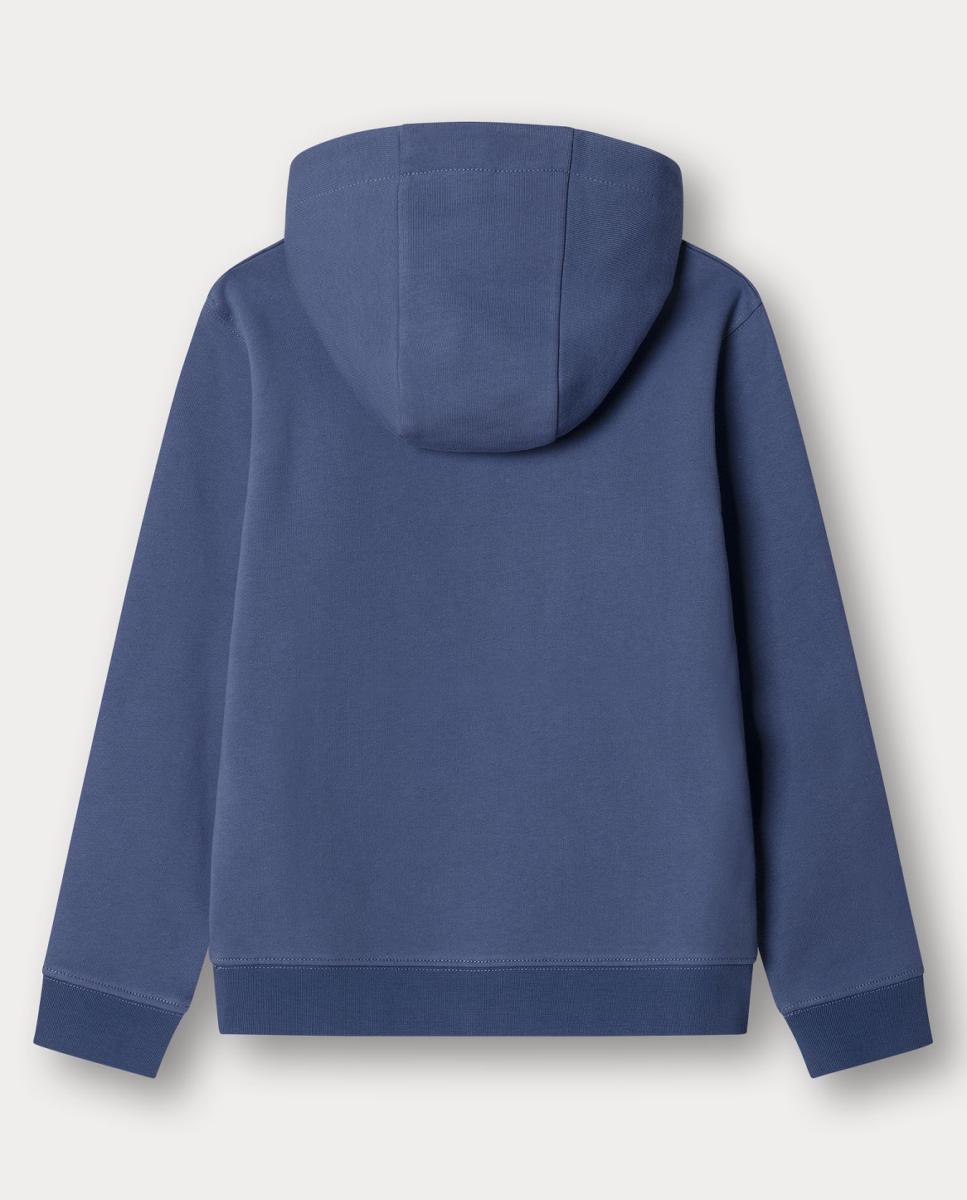 Sweatshirt com Capuz Logo Hackett Azul-2