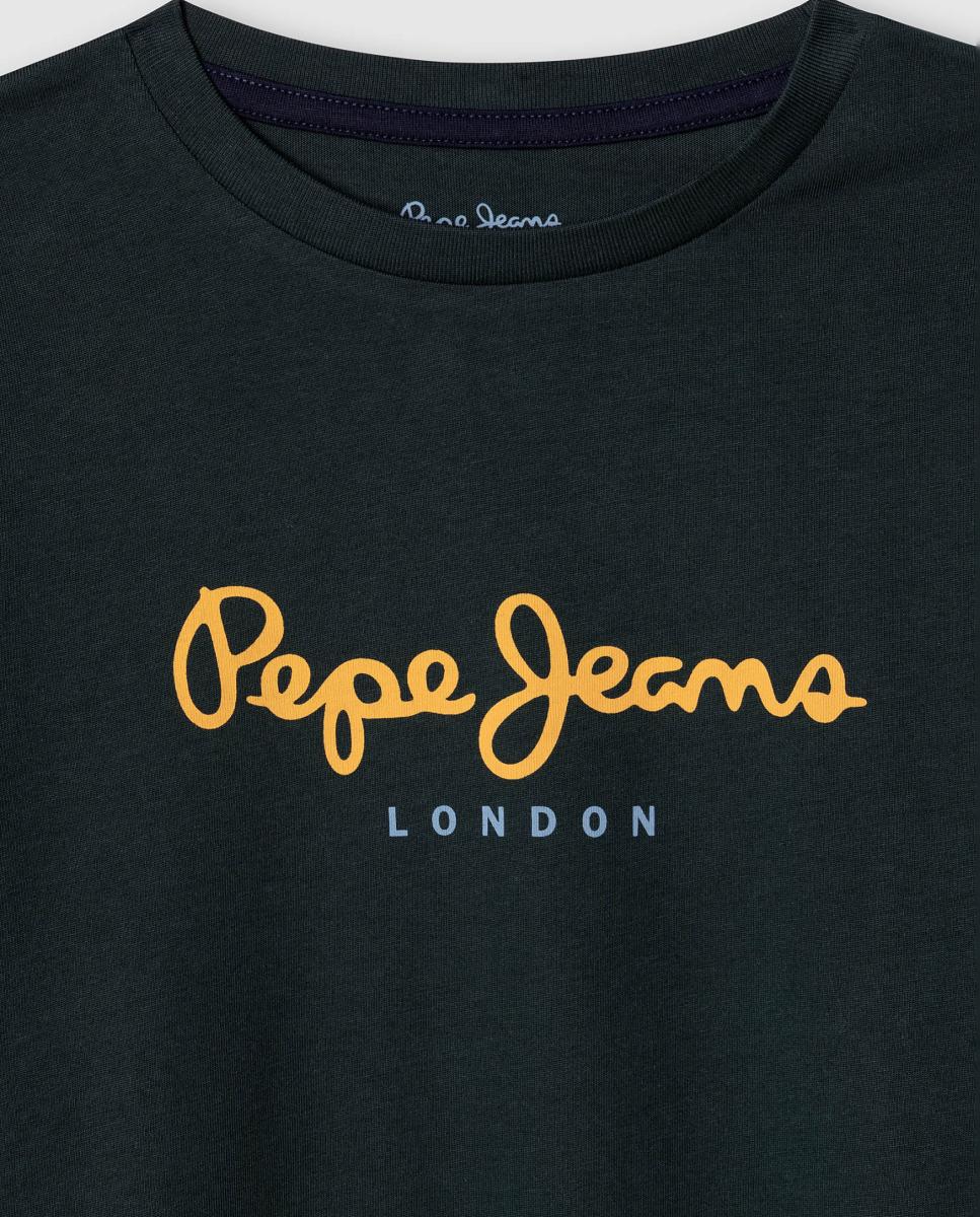 Camisola de Manga Comprida New Herman Pepe Jeans Verde-escuro-3