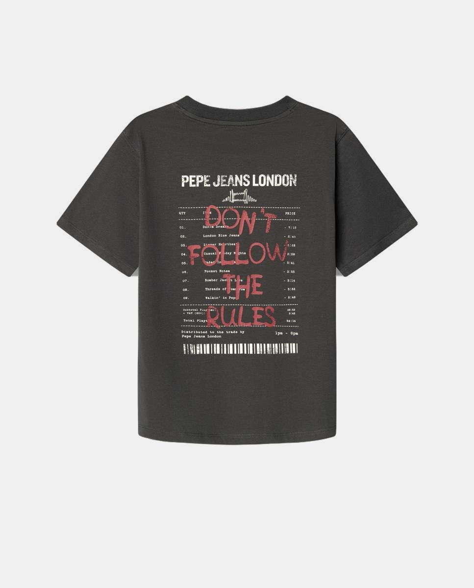 Camiseta Joseph de niño - Pepe Jeans - Gris oscuro Gris oscuro-2