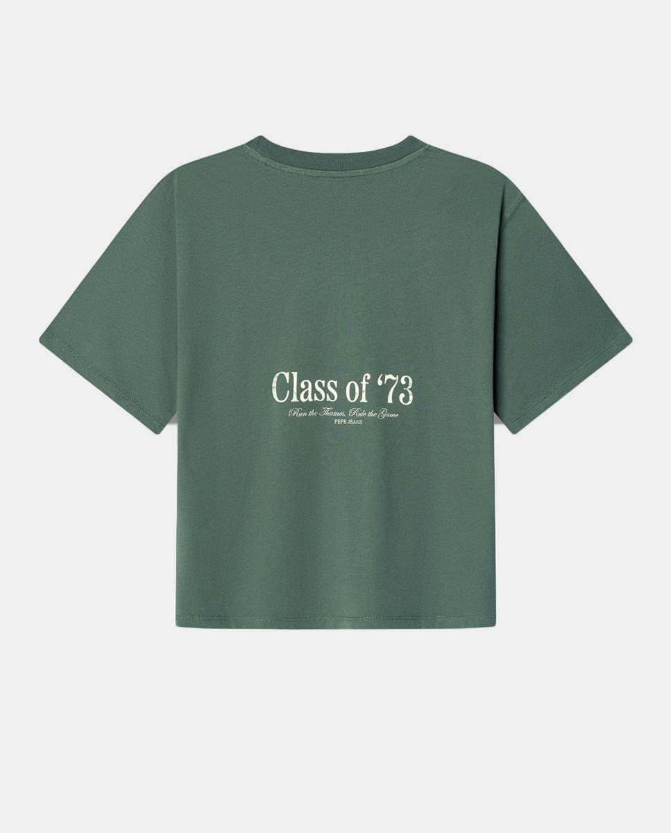 Camiseta Roope de niño - Pepe Jeans - Verde Verde-2