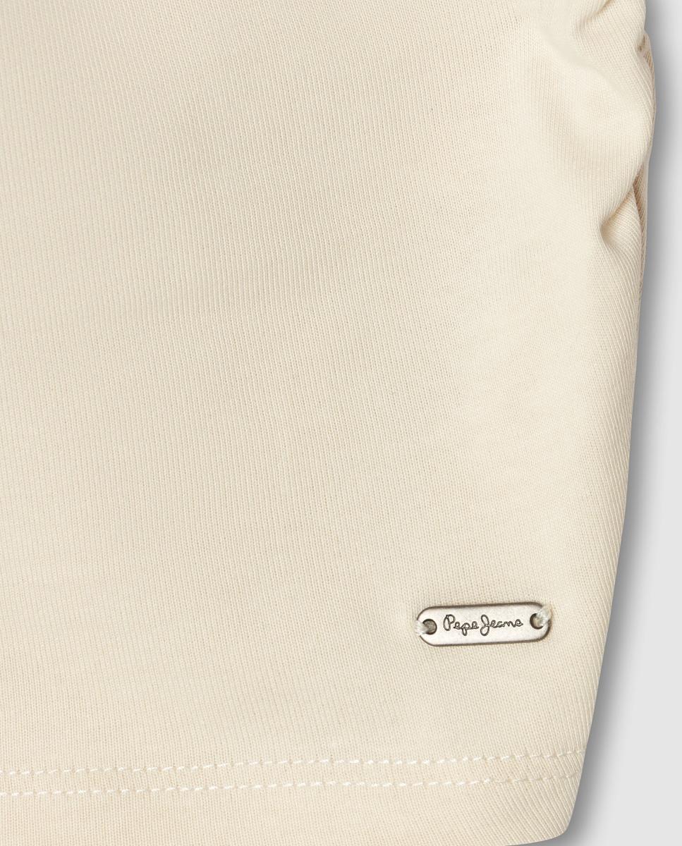 Camiseta Lully de niña - Pepe Jeans - Crema Crema-4