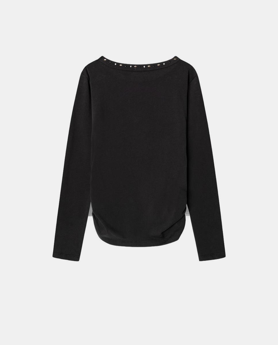 Camiseta Lully de niña - Pepe Jeans - Negro Negro-2