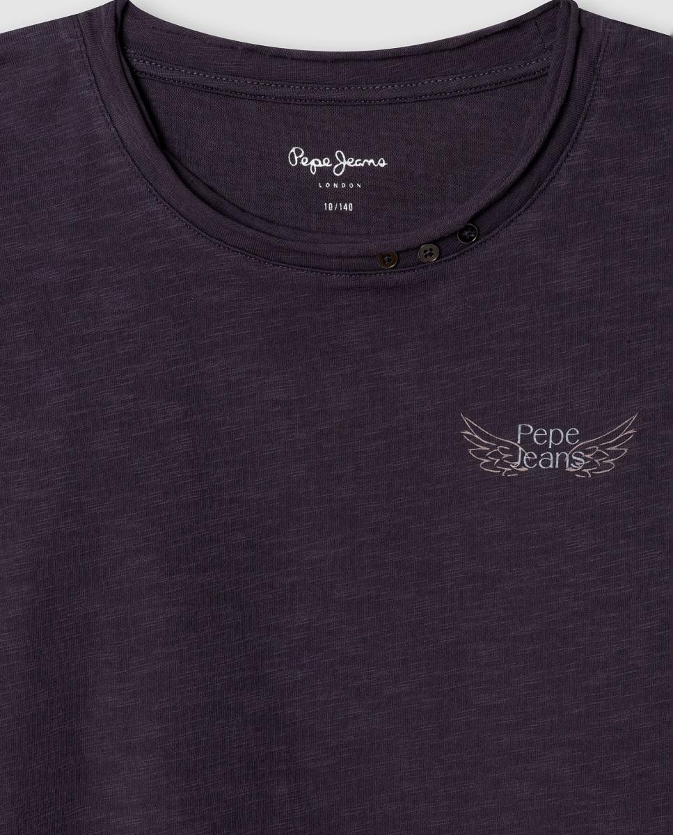 Camiseta Luana de niña - Pepe Jeans - Gris oscuro Gris oscuro-3