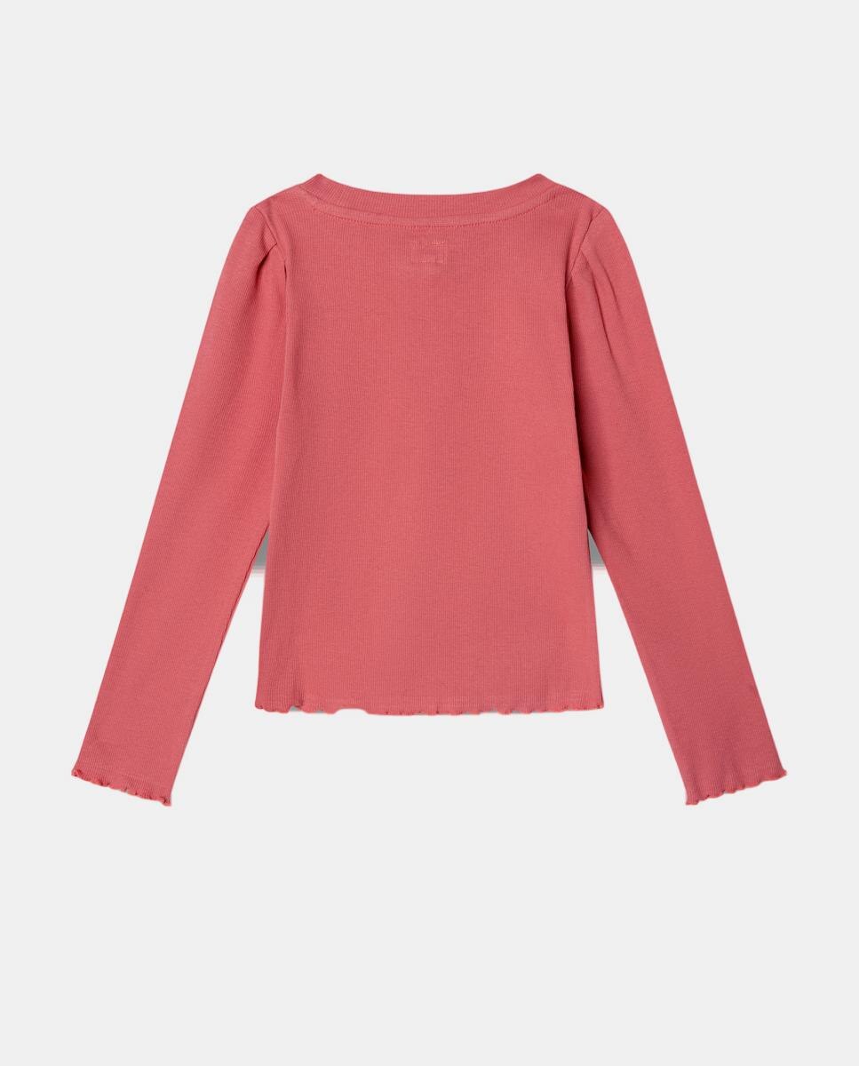 Camiseta Lila de niña - Pepe Jeans - Coral Coral-2