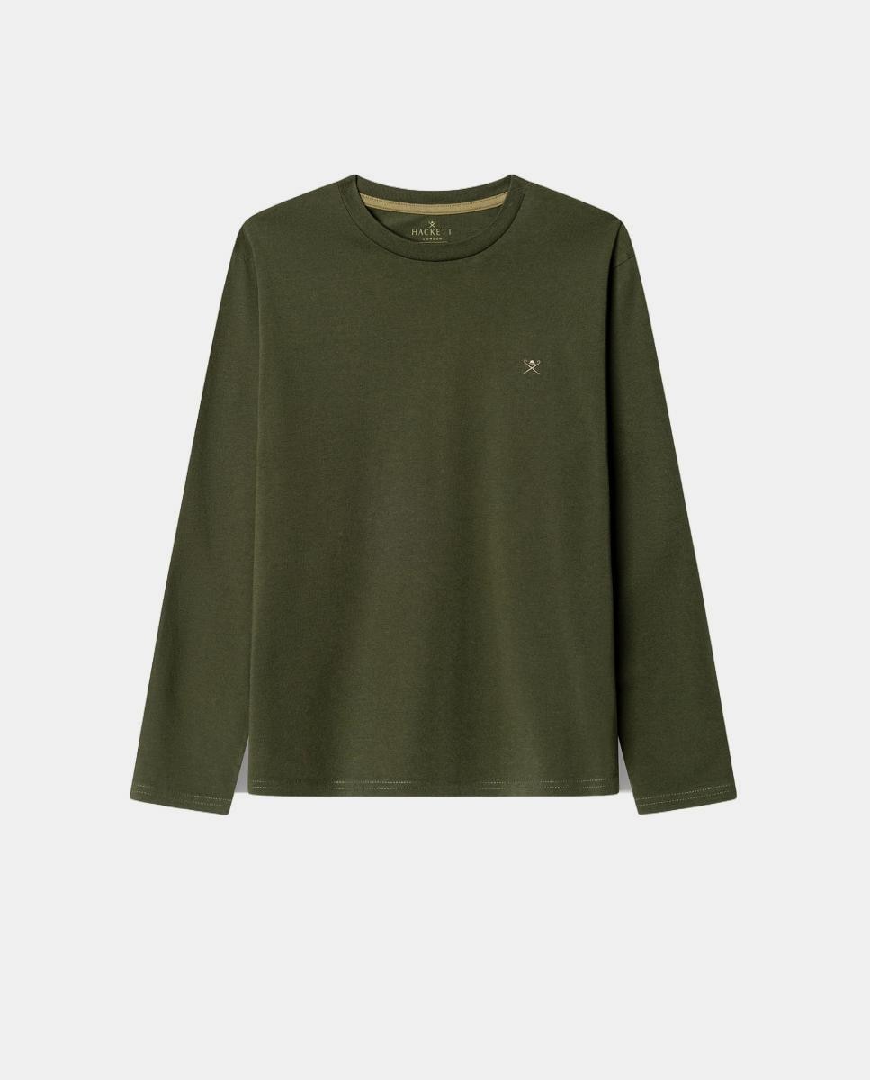 Camiset manga corta niño - Hackett - Verde militar Verde militar-1